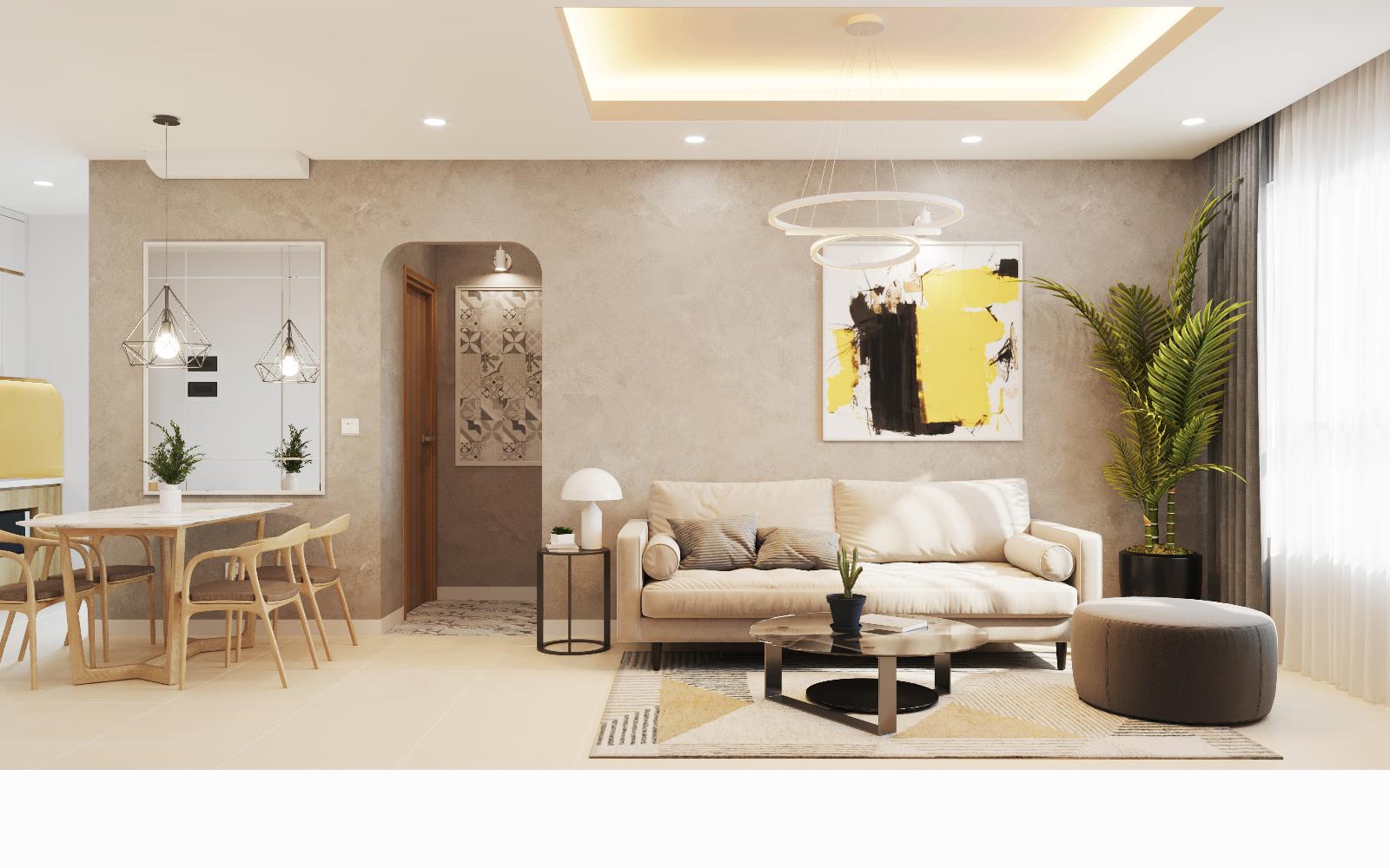 Thiết kế căn hộ 01 phòng ngủ chung cư Emerald quận Tân Phú ảnh 03