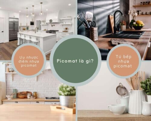 Nhựa Picomat là gì ? Ưu nhược điểm của tủ bếp Picomat