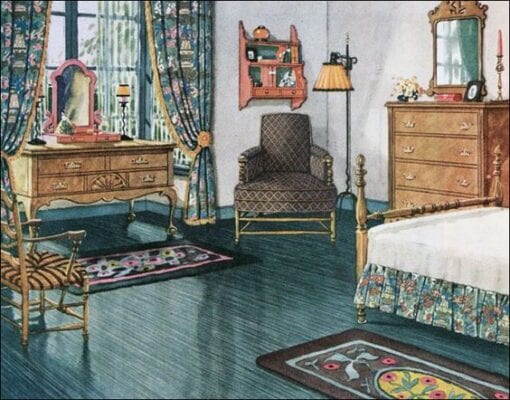 Phòng ngủ những năm 1900