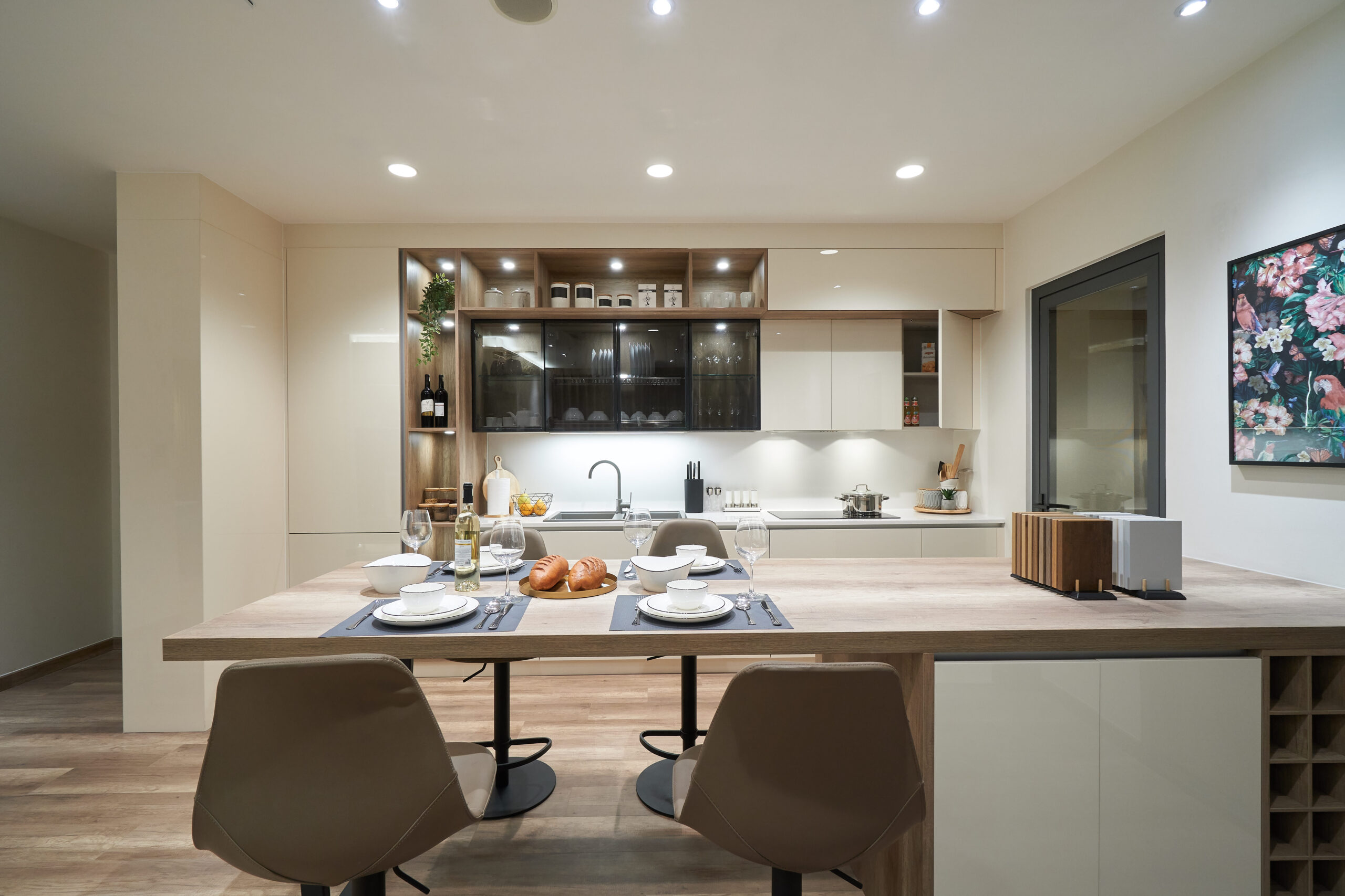 Hình ảnh thực tế tủ bếp gỗ công nghiệp 06