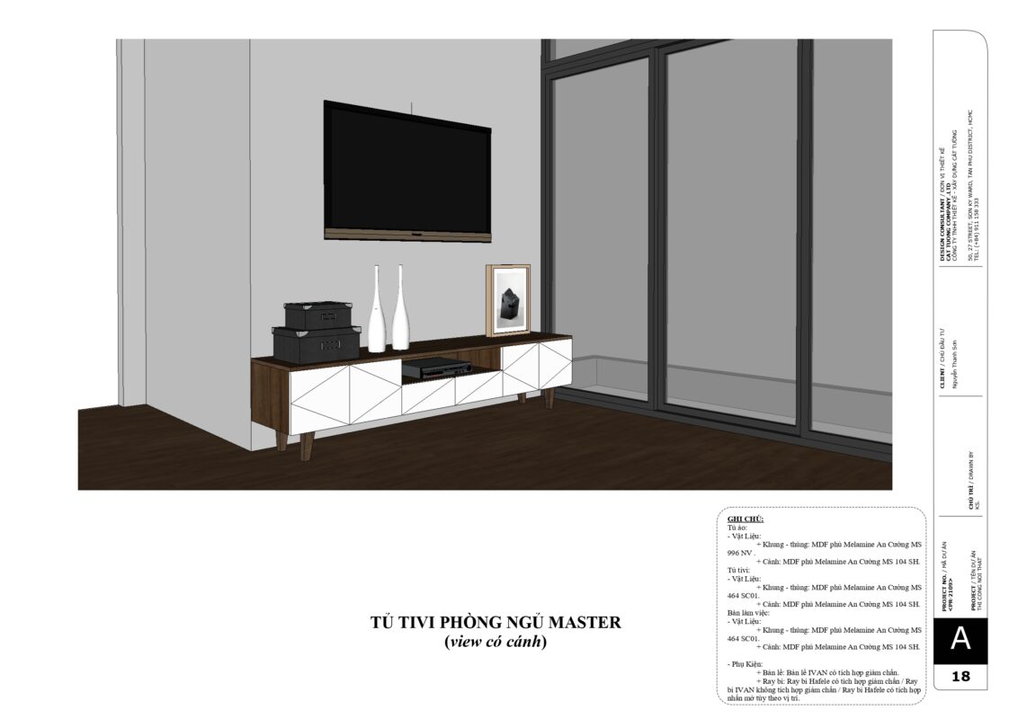 Bản vẽ thiết kế nội thất căn hộ star hill hình ảnh 19