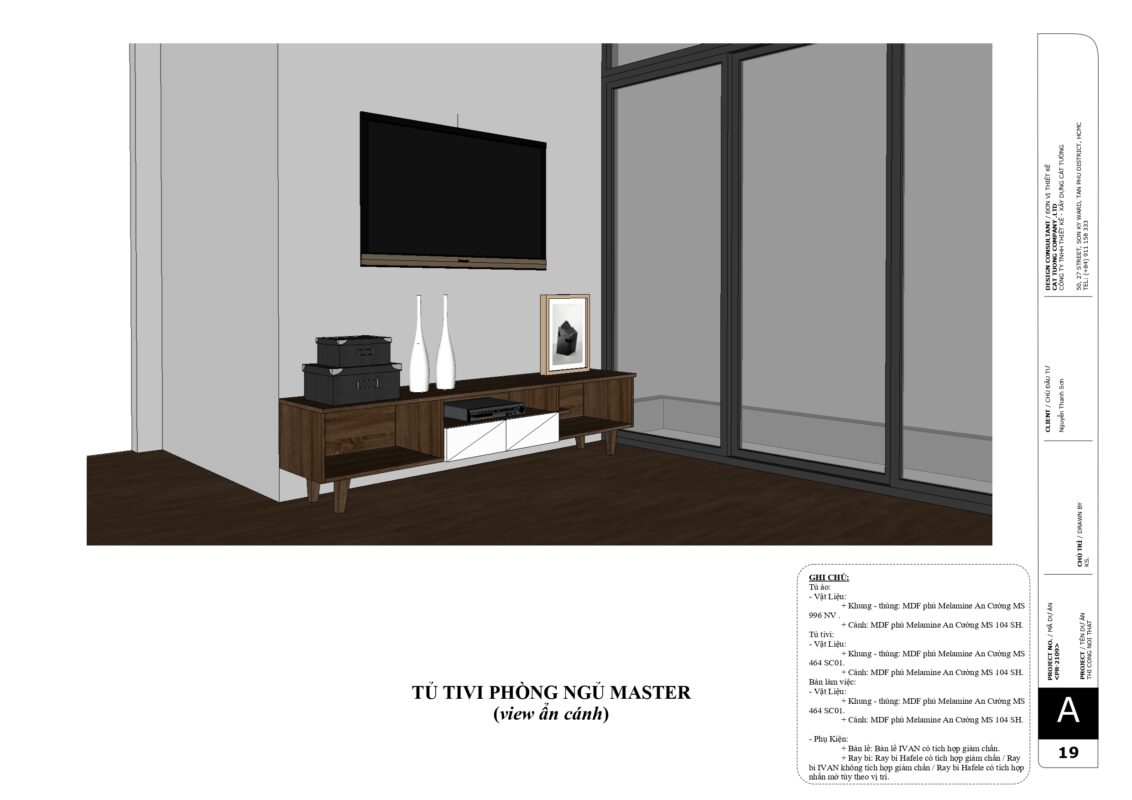 Bản vẽ thiết kế nội thất căn hộ star hill hình ảnh 20