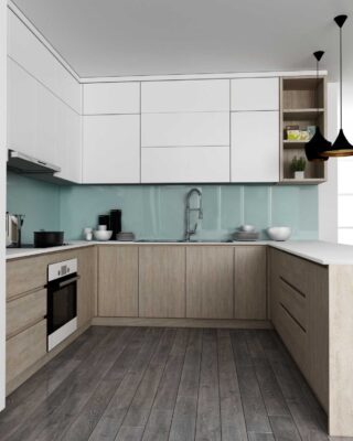 tủ bếp mdf phủ melamine đẹp 03