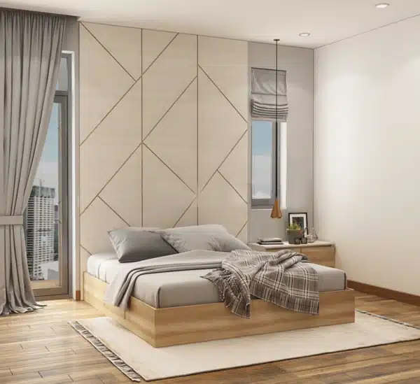 Giường ngủ GN001 - Hiện đại, tối giản