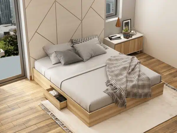 Giường ngủ GN001 - Hiện đại, tối giản - Ảnh 2